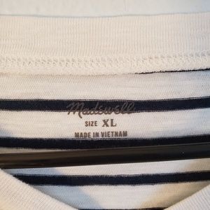 Madewell Tops - Madewell Boxy Stripe Tee Size XL Madewell Tops - Madewell Boxy Stripe Tee Size XL